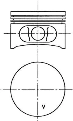 Piston KOLBENSCHMIDT 99646600)