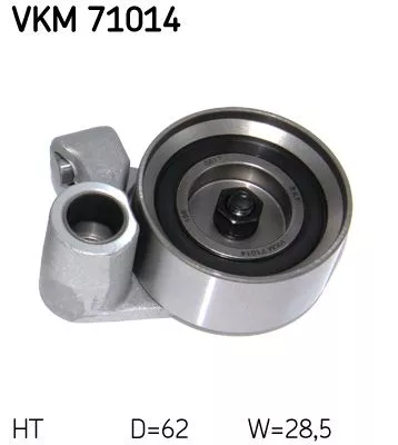 Tensioner Pulley, timing belt SKF VKM 71014)
