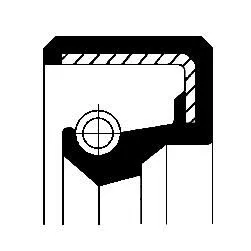 Shaft Seal, automatic transmission CORTECO 12010936B)