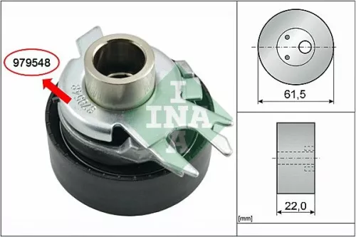 Tensioner Pulley, timing belt Schaeffler INA 531 0525 30)