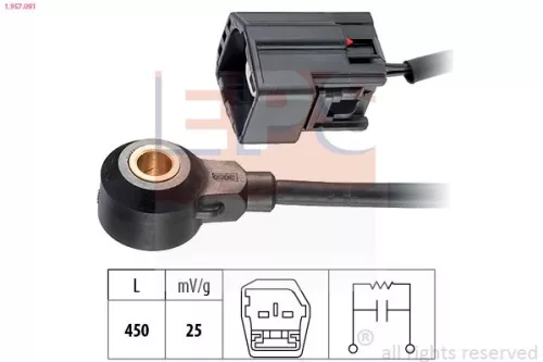 Knock Sensor EPS 1.957.091)