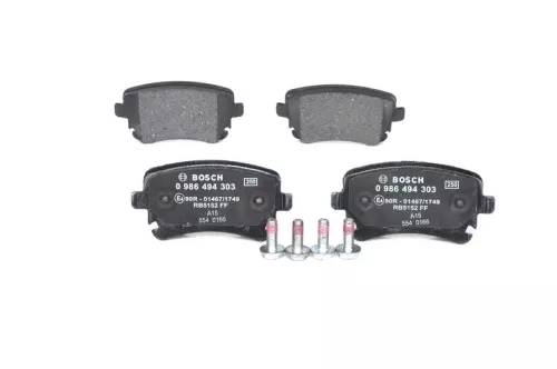 Brake Pad Set, disc brake BOSCH 0 986 494 303)