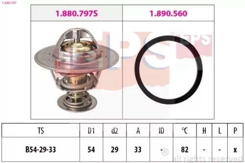 Thermostat, coolant EPS 1.880.797)