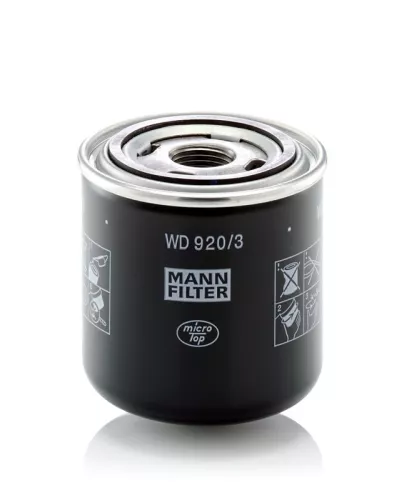 Hydraulic Filter, automatic transmission MANN-FILTER WD 920/3)