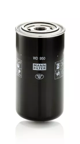 Filter, operating hydraulics MANN-FILTER WD 950)