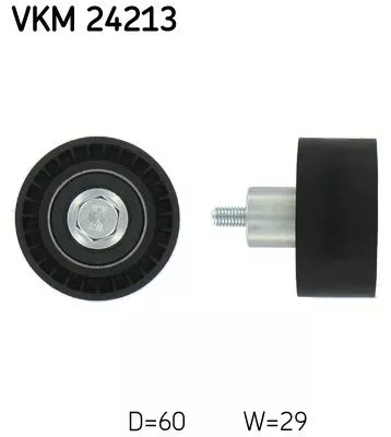 Deflection Pulley/Guide Pulley, timing belt SKF VKM 24213)
