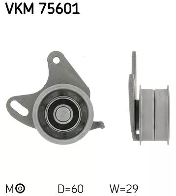 Tensioner Pulley, timing belt SKF VKM 75601)