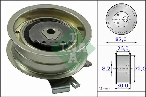 Tensioner Pulley, timing belt Schaeffler INA 531 0203 20)