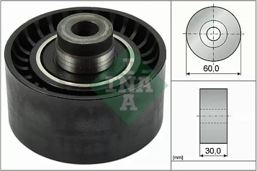 Deflection Pulley/Guide Pulley, timing belt Schaeffler INA 532 0345 10)