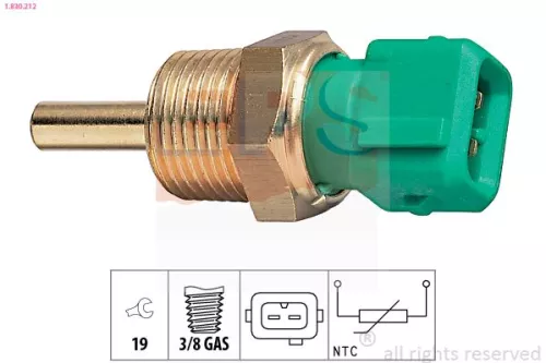 Sensor, coolant temperature EPS 1.830.212)
