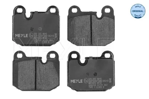Brake Pad Set, disc brake MEYLE 025 205 8816)