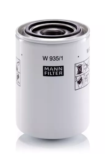 Filter, operating hydraulics MANN-FILTER W 935/1)