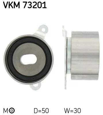 Tensioner Pulley, timing belt SKF VKM 73201)