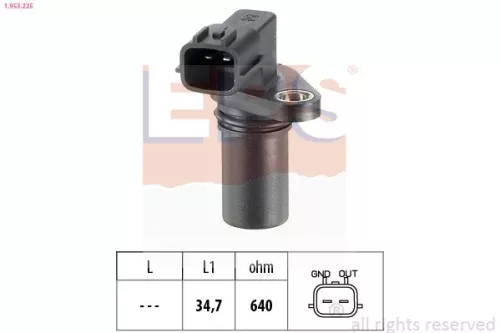 Sensor, crankshaft pulse EPS 1.953.225)