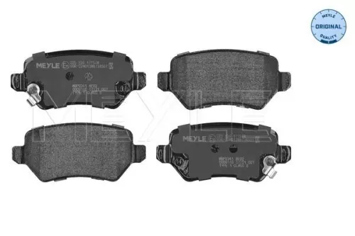Brake Pad Set, disc brake MEYLE 025 234 1715/W)