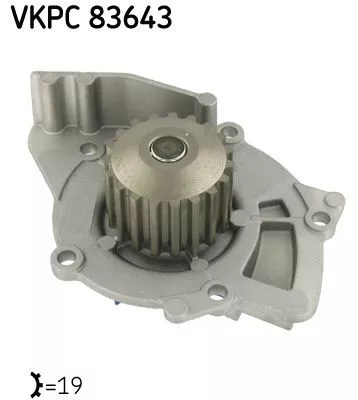 Water Pump, engine cooling SKF VKPC 83643)