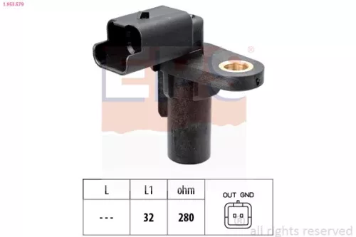 Sensor, crankshaft pulse EPS 1.953.579)