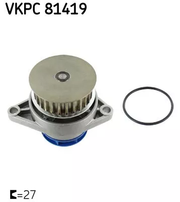 Water Pump, engine cooling SKF VKPC 81419)