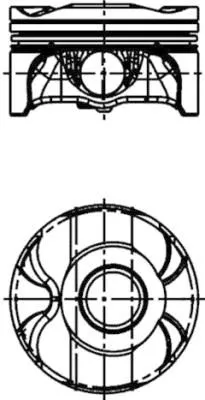 Piston KOLBENSCHMIDT 40420600)