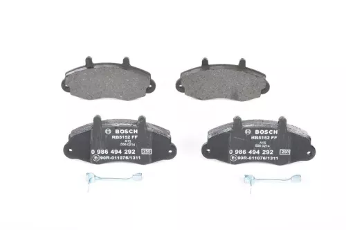 Brake Pad Set, disc brake BOSCH 0 986 494 292)