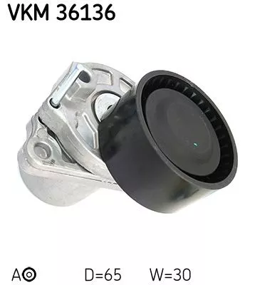 Belt Tensioner, V-ribbed belt SKF VKM 36136)