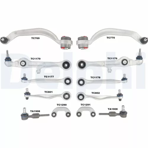 Repair Kit, control arm DELPHI TC1500KIT)