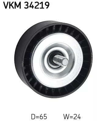 Deflection/Guide Pulley, V-ribbed belt SKF VKM 34219)
