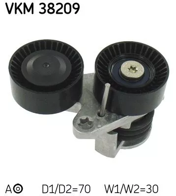 Belt Tensioner, V-ribbed belt SKF VKM 38209)