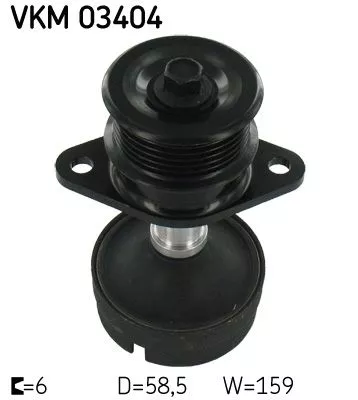 Alternator Freewheel Clutch SKF VKM 03404)