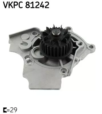 Water Pump, engine cooling SKF VKPC 81242)