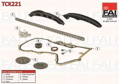 Timing Chain Kit FAI AutoParts TCK221)