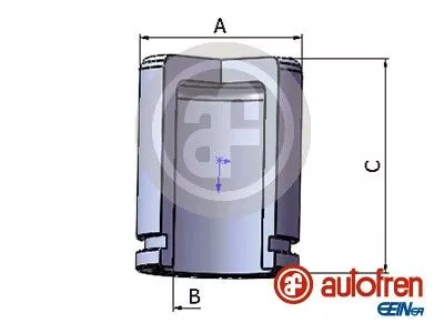 Piston, brake caliper AUTOFREN SEINSA D025297)