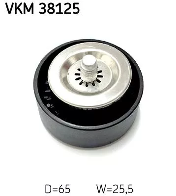 Deflection/Guide Pulley, V-ribbed belt SKF VKM 38125)