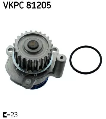 Water Pump, engine cooling SKF VKPC 81205)
