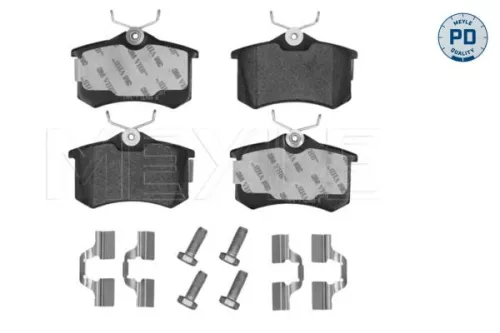 Brake Pad Set, disc brake MEYLE 025 209 6117/PD)