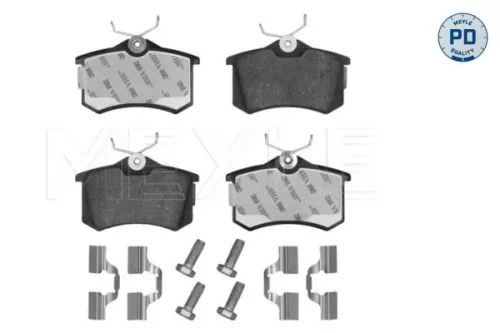 Brake Pad Set, disc brake MEYLE 025 209 6115/PD)
