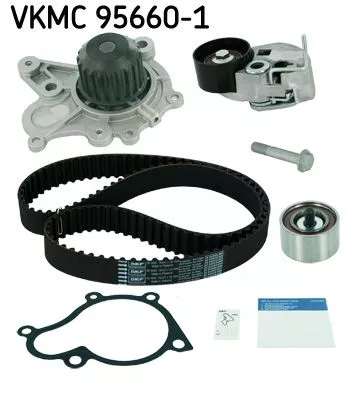 Water Pump & Timing Belt Kit SKF VKMC 95660-1)