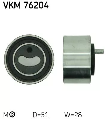 Tensioner Pulley, timing belt SKF VKM 76204)