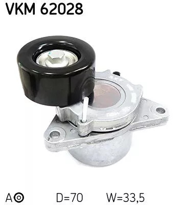 Belt Tensioner, V-ribbed belt SKF VKM 62028)