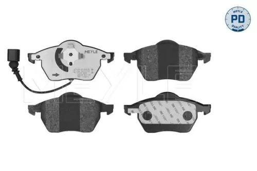 Brake Pad Set, disc brake MEYLE 025 233 9219/PD)