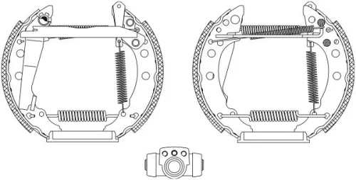 Brake Shoe Set TEXTAR 84018200)