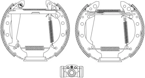 Brake Shoe Set TEXTAR 84044705)