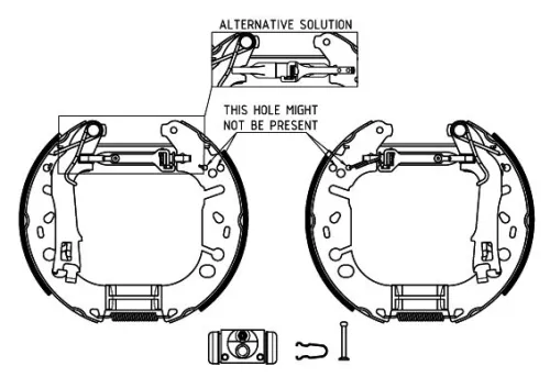 Brake Shoe Set TEXTAR 84065400)