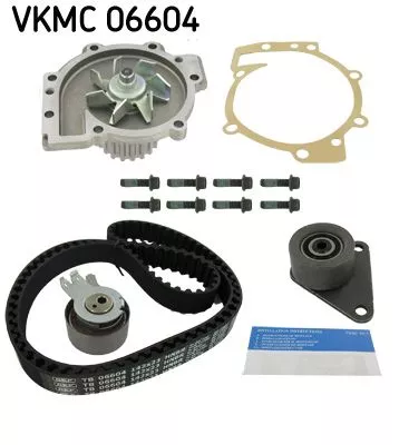 Water Pump & Timing Belt Kit SKF VKMC 06604)