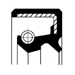 Shaft Seal, differential CORTECO 19035157B)