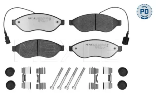 Brake Pad Set, disc brake MEYLE 025 244 6819-2/PD)