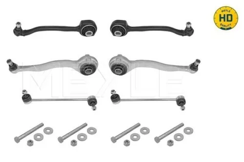 Control/Trailing Arm Kit, wheel suspension MEYLE 016 050 0090/HD)