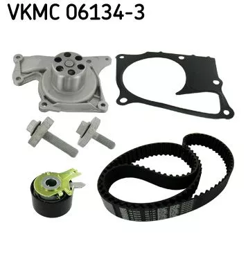 Water Pump & Timing Belt Kit SKF VKMC 06134-3)