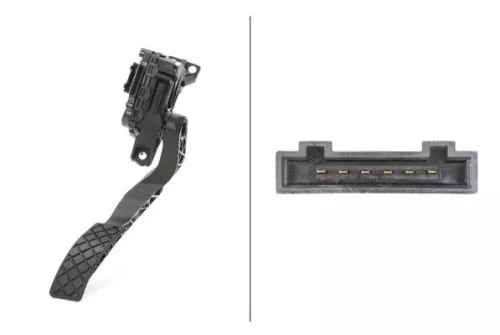 Sensor, accelerator pedal position HELLA 6PV 008 376-701)