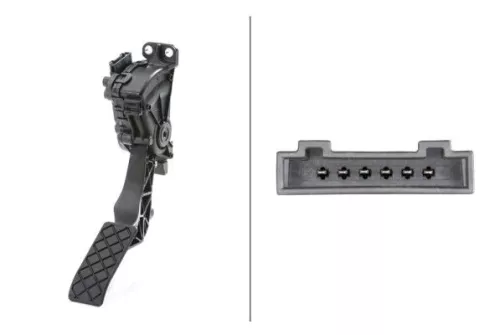 Sensor, accelerator pedal position HELLA 6PV 008 495-711)